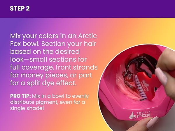 Step 2 Mix and Section