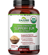Amazon.com: Zazzee USDA Organic Slippery Elm Bark 20:1