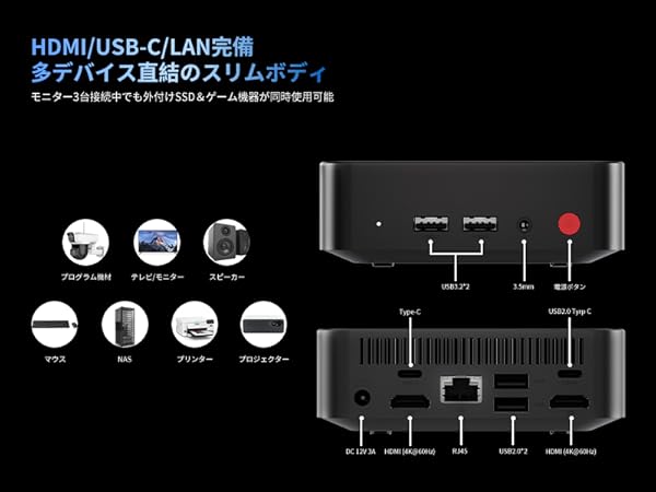 BNCF ミニpc、 NewBox B01、最新第13世代　新品　通電確認のみ BNCF ミニpc、 NewBox B01、最新第13世代 新品 通電確認のみ