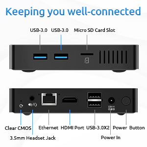 Amazon.com: Bmax Mini PC B1 Plus N3350(hasta 2.4GHz) 6 GB