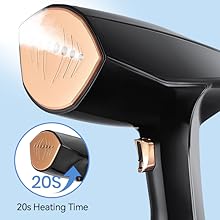 Powerful Handheld Steamer with Creamic Plate