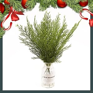 Artificial evergreen branches