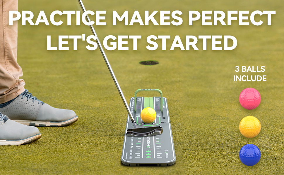 KIDZIES Putting Distance Control Practice Drill Easy to