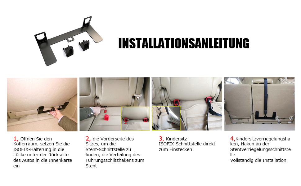 Autokindersitz-Rückhalteanker