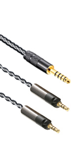 ATH R70X MOGAMI 2944 4.4mm5極 130cm 超々スリム Amazon | luxferre 4.4 mm ath-r70x r70x 交換 リケーブル 4.4