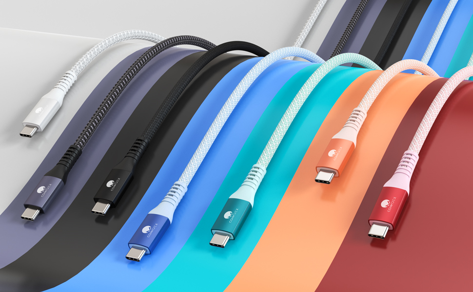 [Upgrade] USB C Cable 10Gbps, CONMDEX (2Pack) USB C 3.1 Gen 2 USBA Android Auto