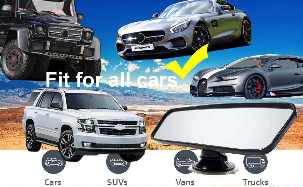 VAKOWOO Rear View Mirror, Driving Instructor Learner Examiner Mirror