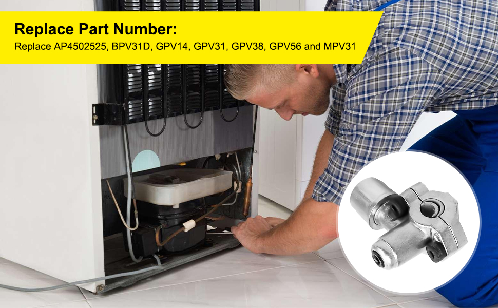 TIKSCIENCE 8 Pack BPV31 Bullet Piercing Valve Refrigerator