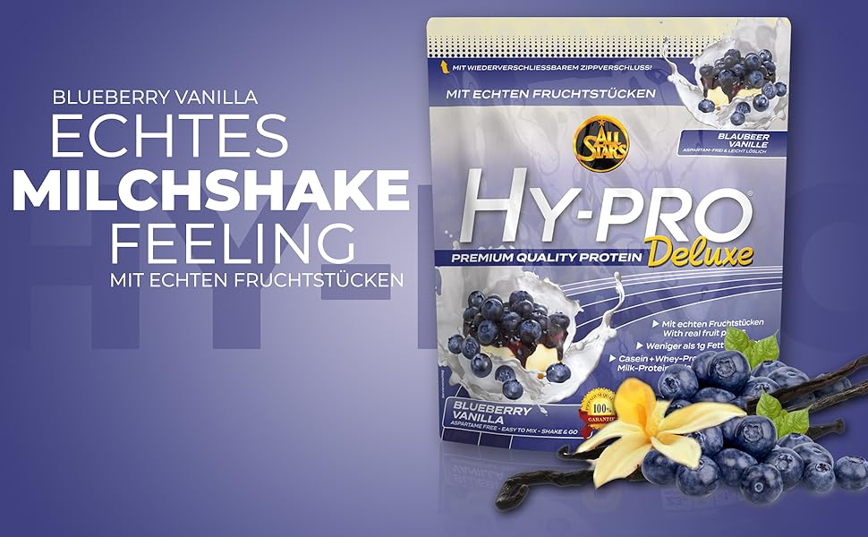 All Stars HY-PRO Deluxe Protein-Pulver 500g - Eiweiß-Pulver mit ...