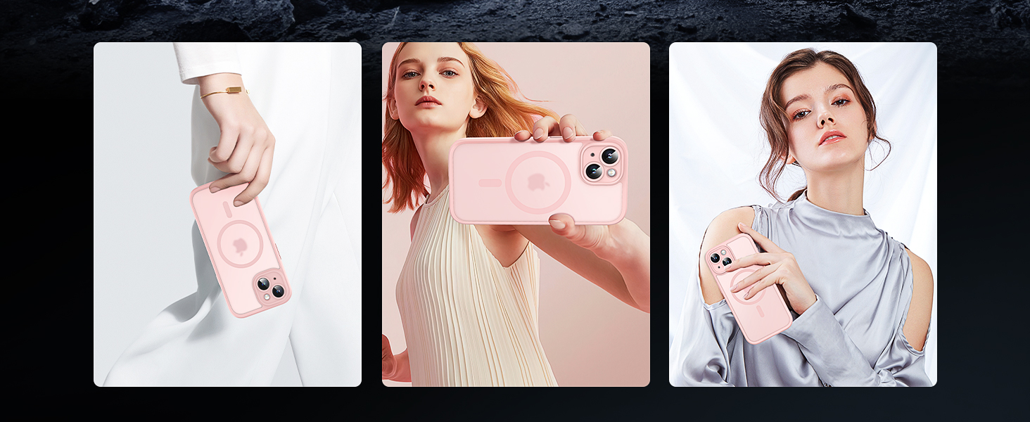 15 plus case pink