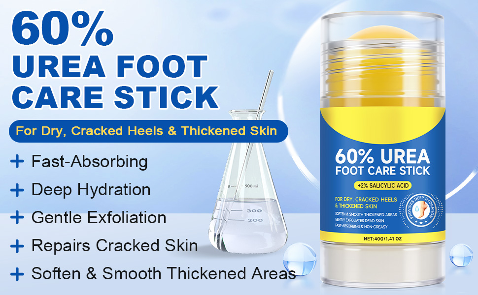 60% Urea with 2% Salicylic Acid Urea Foot Care Stick
