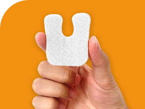 flexible soft felt cushioning calluses pad