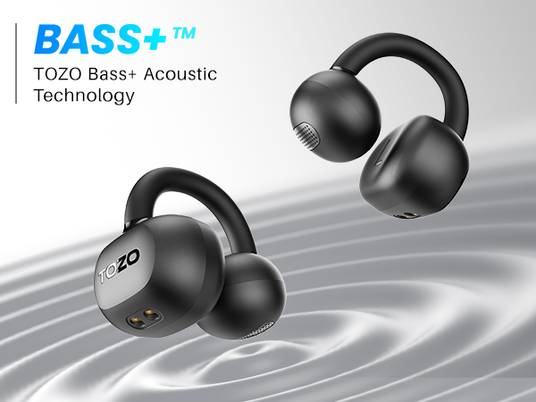 TOZO OpenEarRing イヤーカフ オープンイヤー ワイヤレスイヤホン TOZO Open EarRing: Unmatched Comfort & Audio. Save $10 +