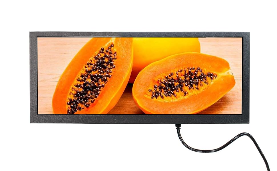 VSDISPLAY 12.3インチ モニター 高輝度 700cd Amazon.co.jp: VSDISPLAY 12.3インチ モニター 1920x720解像度