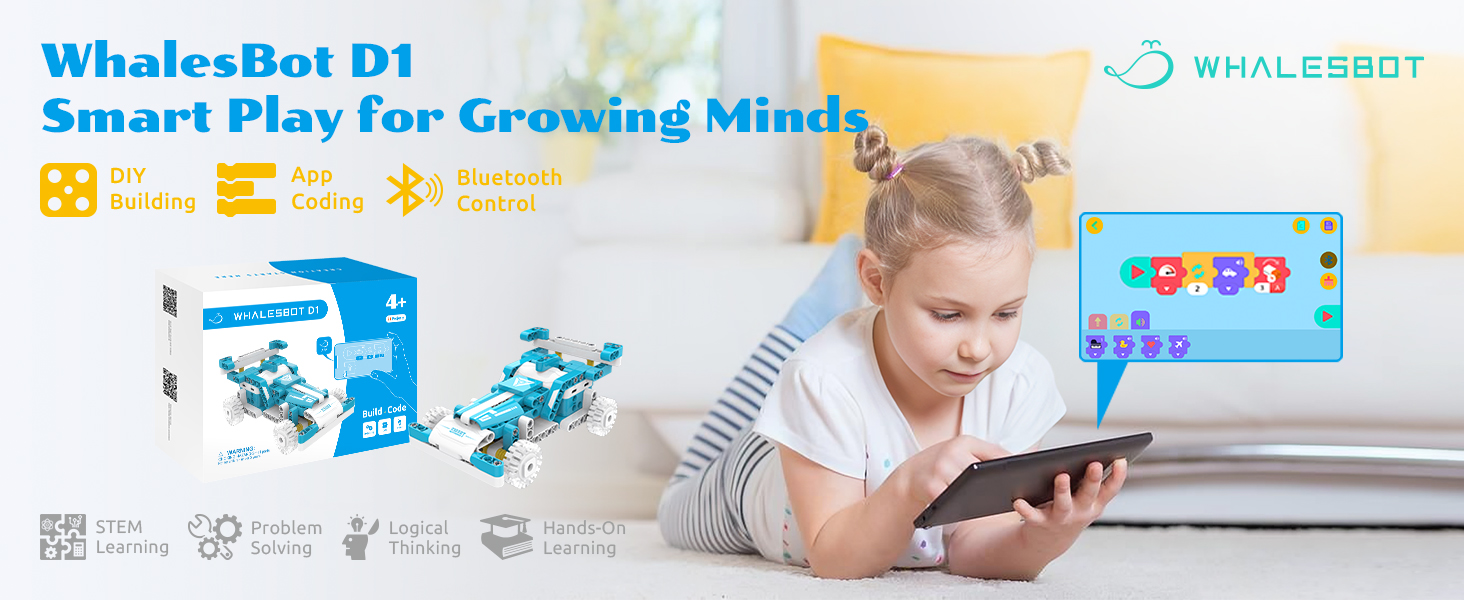 Coding Robot Kit, 21-in-1 Building Set, Educational STEM Toy,3D Tutorials, Educational Toy for Kids
