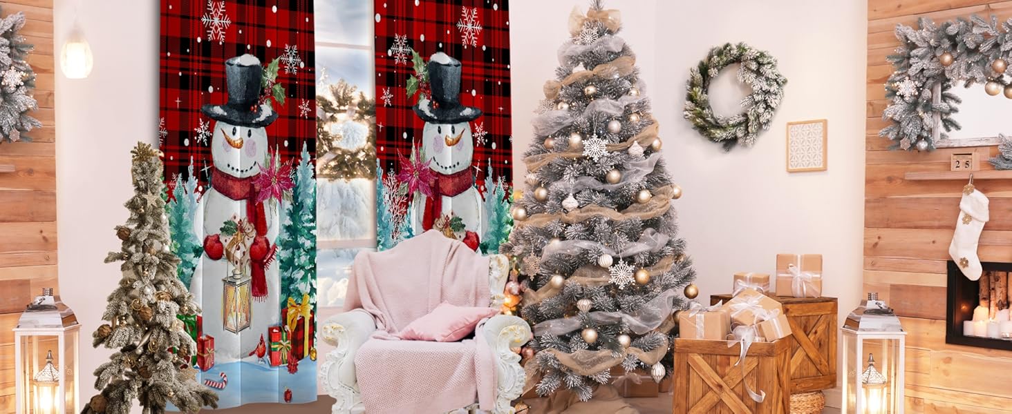 Christmas Kitchen Curtains