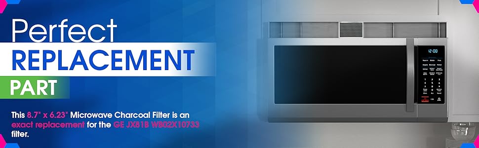 The microwave charcoal filter replacement is a perfect replacement part