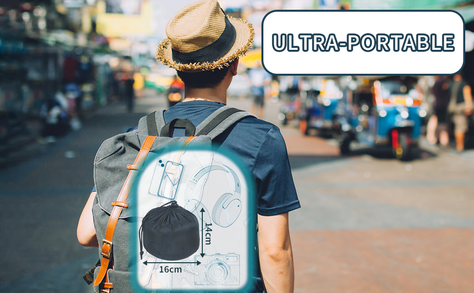 LUXSURE Travel Pillow,Neck Pillow for Travel Memory Foam Head Support