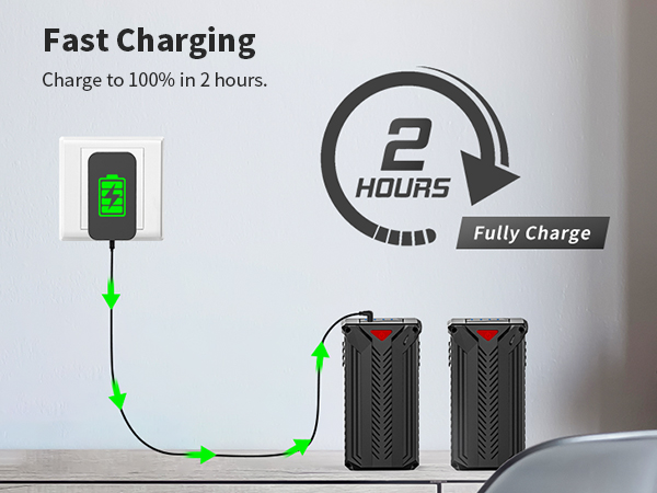 large rechargeable fan