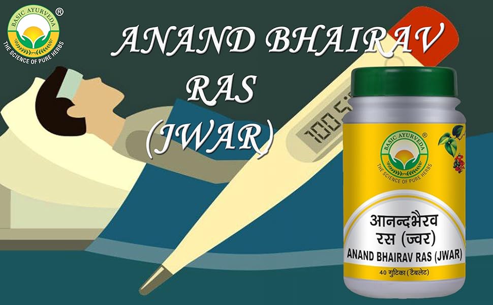 basic ayurveda anand bhairav ras jwar tablet