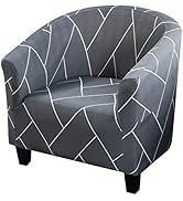 MIFXIN Club Chair Slipcover 1 Piece Stretch Tub Chair Cover Soft Spandex Armchair Sofa Slip Cover...