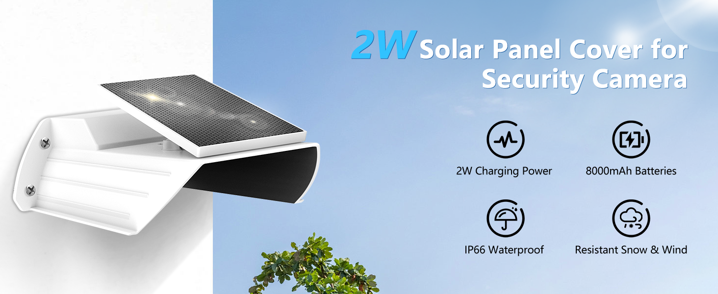 OOSSXX Solar Battery Panel Cover