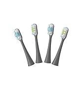 AIDBYIOT 4 Toothbrush Heads Grey. for Folding Electric Toothbrush.for Sonic Electric Toothbrush.