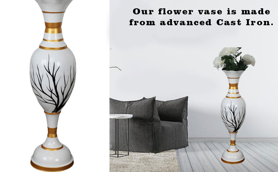 Buy AdiCollar Flower Vase Big Size for Living Room Corner 25 Inches