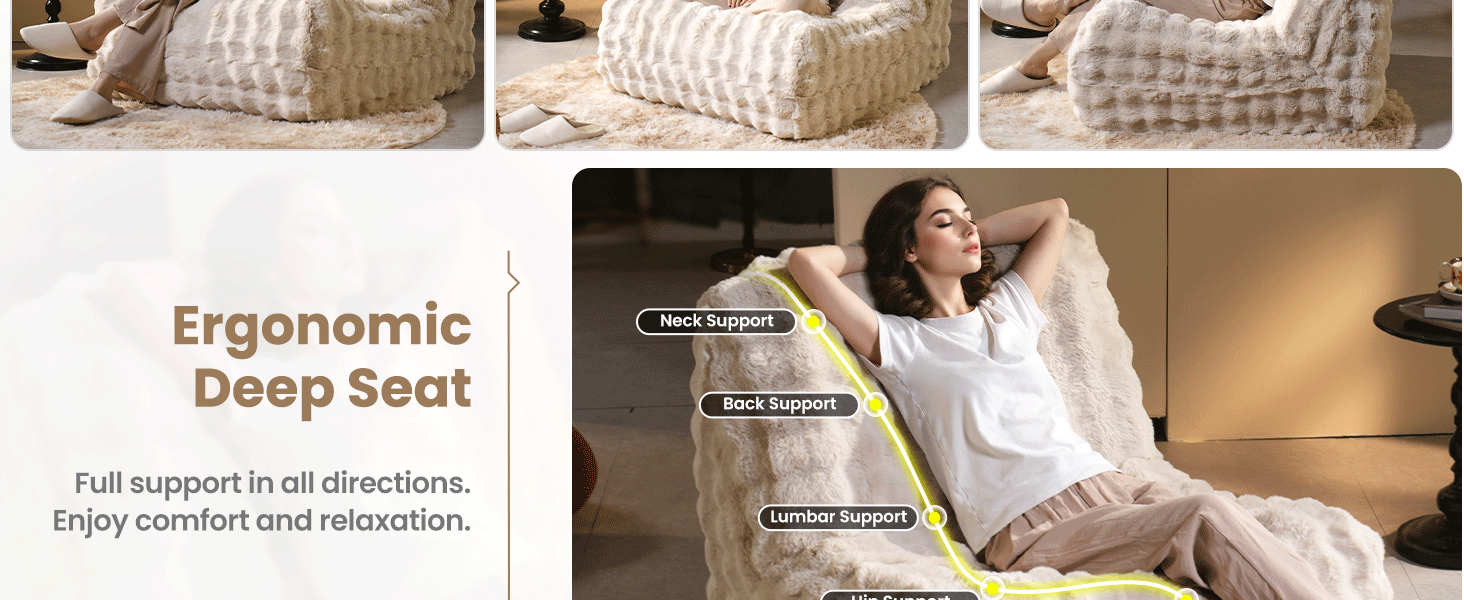 beanbag bean bag chair lounge lazy comfy cozy lounger giant oversized fluffy upholstered comfortable