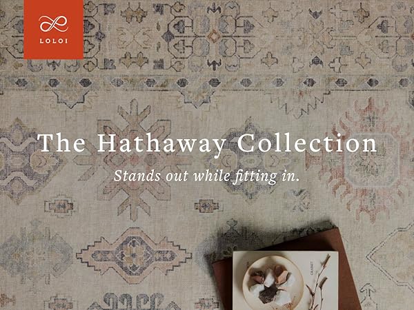 Amazon.com: Loloi Hathaway Collection HTH-06 Blush/Multi 7