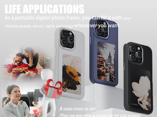 Amazon.com: Digital E-Ink Phone Case for iPhone 15 PRO MAX