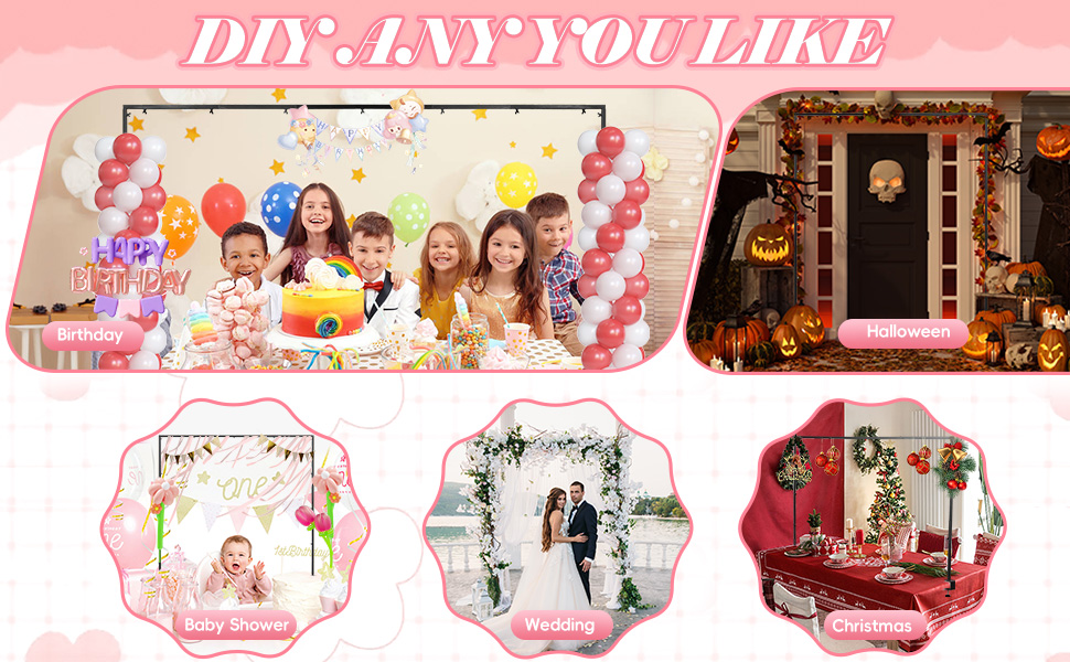  Balloon Arch Stand Kit