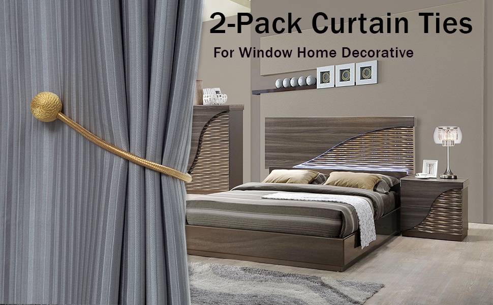 Rope Curtain Holder Home Curtain Accessories Magnetic Curtain Holders Curtain Buckles for Office