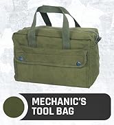 Fox Outdoor Products Mechanic's Tool Bag with Brass Zipper