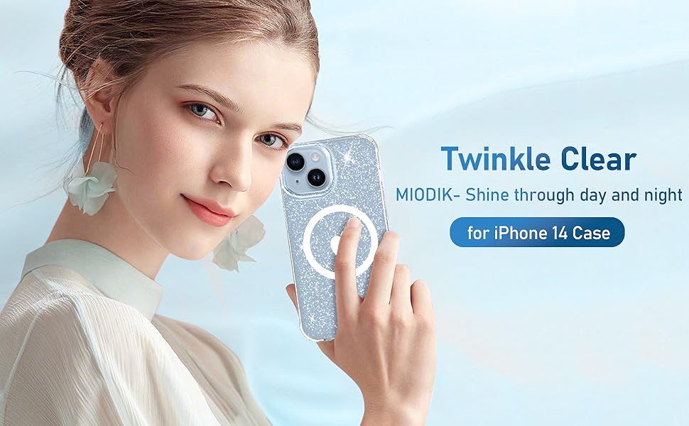 Glitter Case Compatible with iPhone 14 6.1 Inch 2022