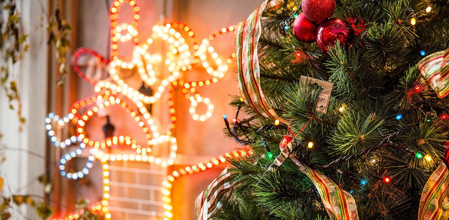 6 FT 200 Led Cherry Blossom Tree Lighted Flower Tree Plug in 8 Lighting Modes