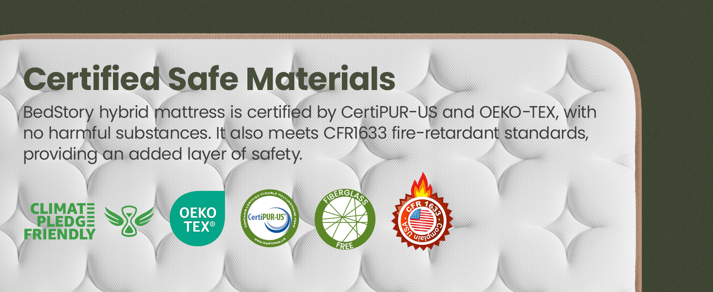 Bedstory - Colchón Queen de 14 pulgadas