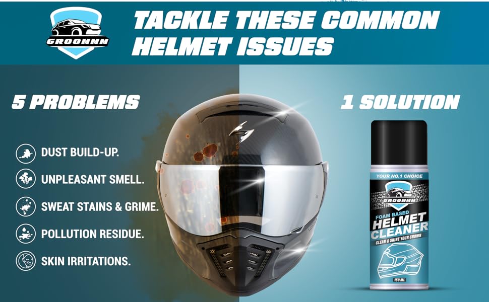 helmet cleaner spray inner foam,helmet cleaner,helmet accessories for men,foam cleaner,helmet spray