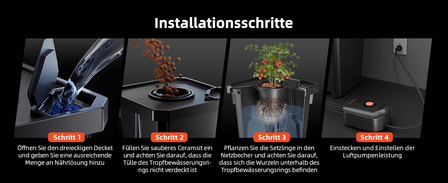 DWC Hydrokultur Anbausystem