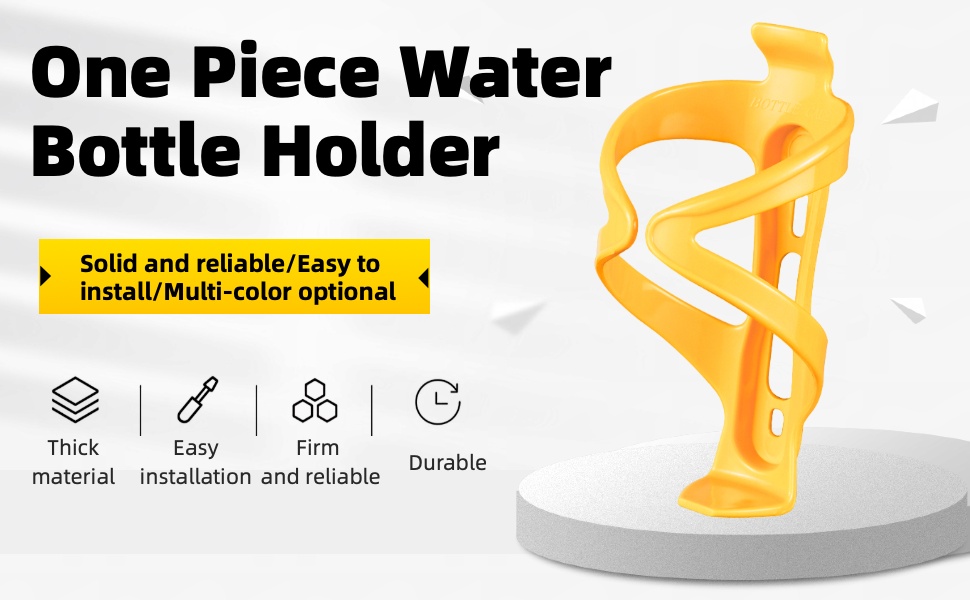 One piece water bottle holder