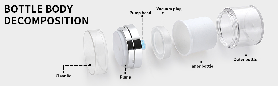 air pump container for cream