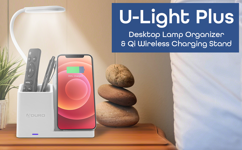 Aduro U-Light LED Desk Lamp Organizer