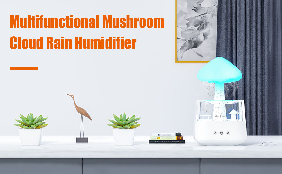 Mushroom Rain Cloud Humidifier