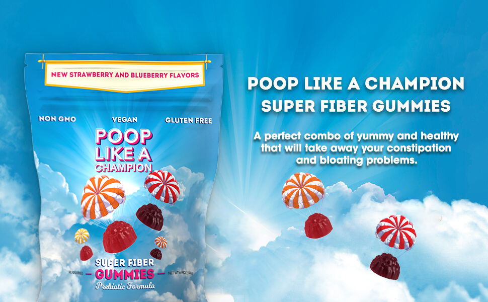 super fiber gummies poop like a champion