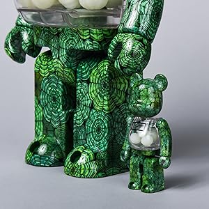 Amazon.co.jp: メディコムトイ× BOTANIZE ベアブリック 400%&100