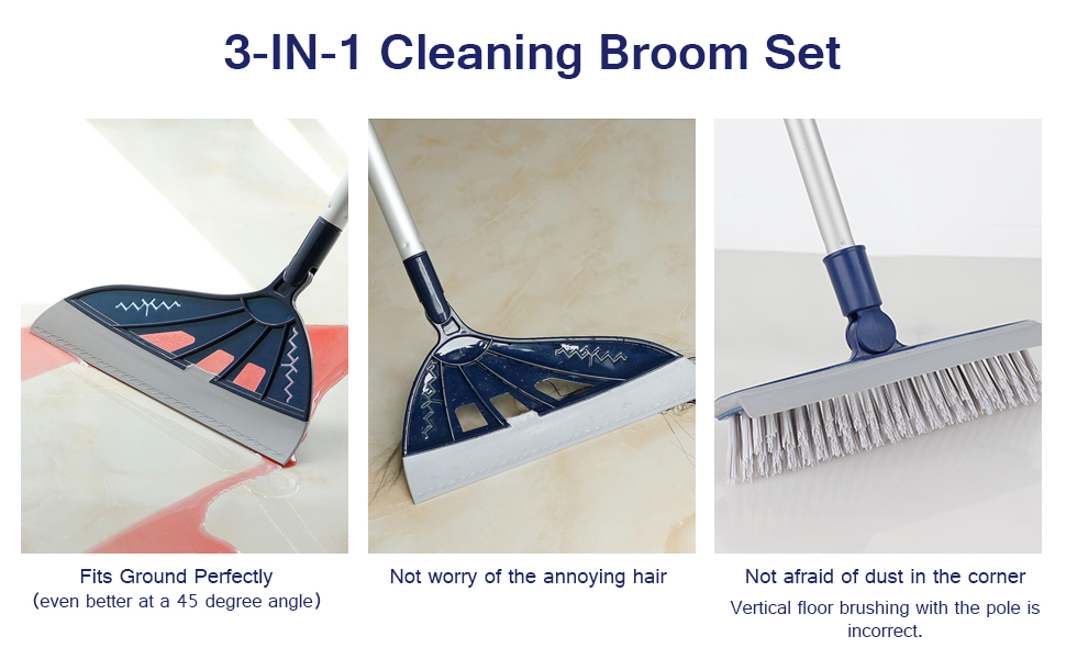Multifunctional Replaceable Silicone Broom Magic Rubber