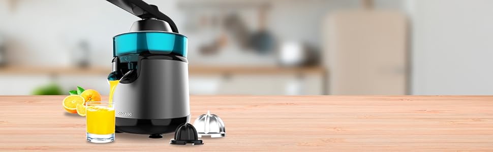 exprimidor de naranjas eléctrico; exprimidor eléctrico; exprimidor; zumos; EssentialVita Hyden 120