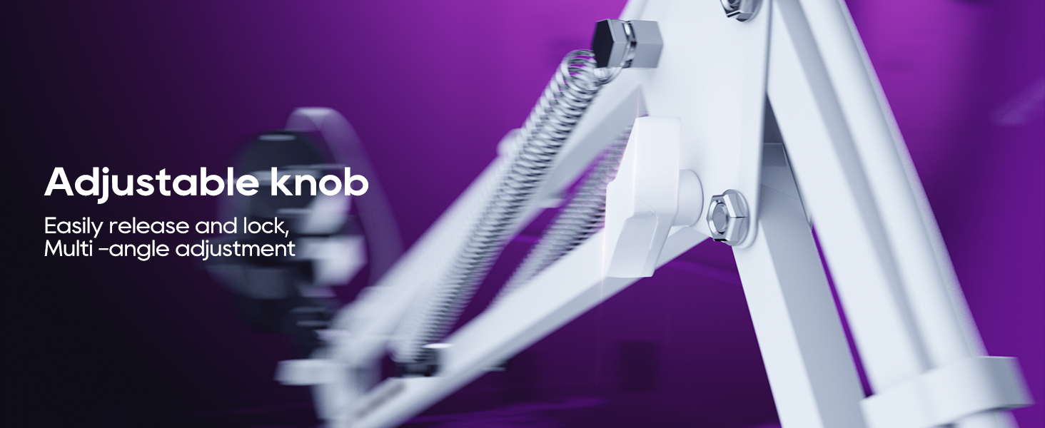 Microphone Stand Boom Arm with Desk Mount