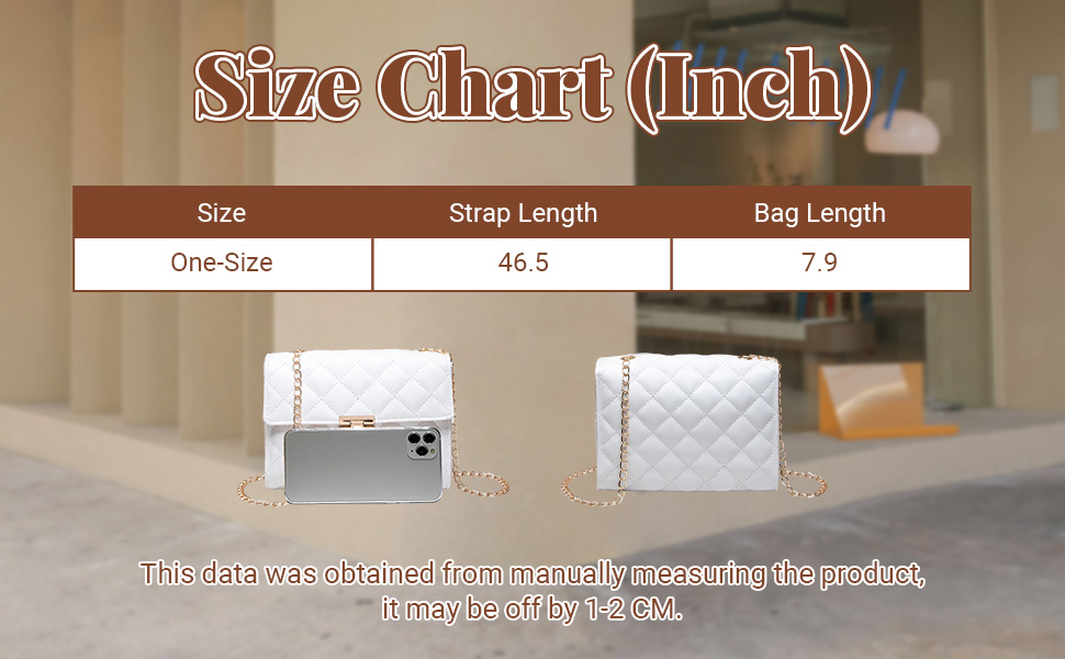 QWINEE Geometric Pattern Square Bag Crossbody Bag Solid