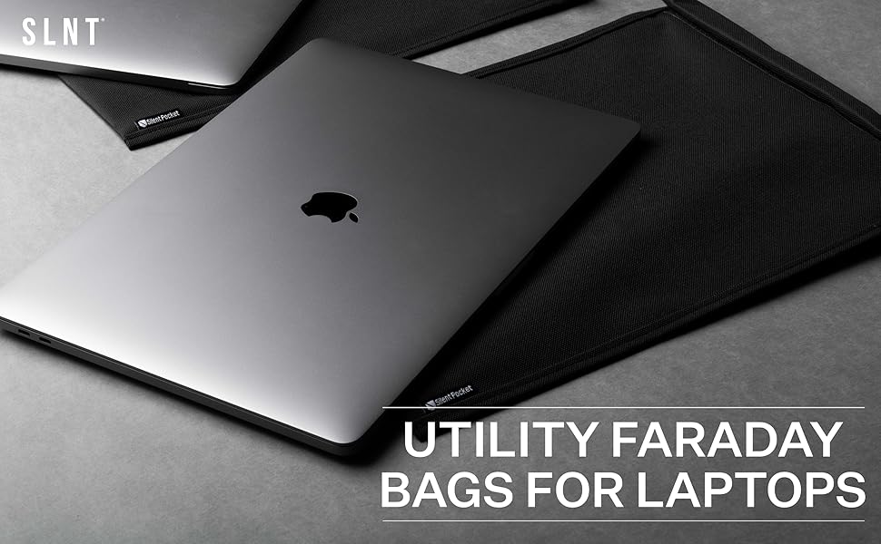 SLNT faraday laptop sleeve signal blocking privacy security 